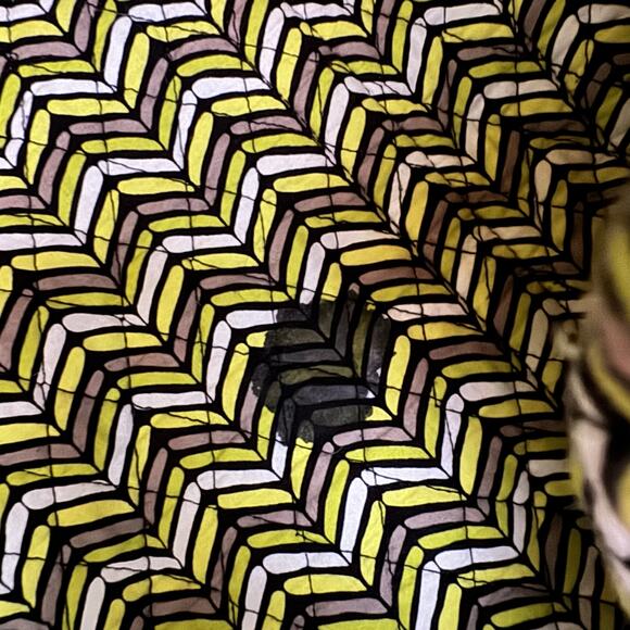 Vera Bradley Duffel Bag Retired Citron Travel Weekender Quilted White Green Tote - Picture 12 of 13